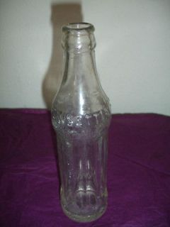 Old Soda Bottle Clear Poinsettia Verner Springs Water Co Greenville 