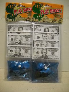 PLAY MONEY BY IMPERIAL #48888 FOR AGES 5+ NEW LOT OF 2