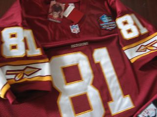 Redskins #81 Art Monk Throwback with hof Patch sewn Maroon Jersey 56 