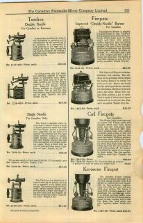 1925 AD C&L Clayton Lambert Gas Gasoline Kerosene Blow Torches Torch 