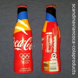 Coca Cola Alu bottle LONDON OLYMPIC 2012   DENMARK   Coke