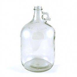 Gallon Clear Glass Jug or Small Carboy For Home Brewing & Wine 