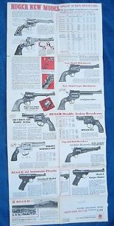 Vintage Original 1975 RUGER FIREARMS   Rifles   Revolvers   Pistols 