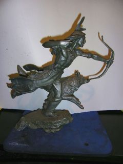 Franklin Mint Pewter Figurine ~ The Hunter by Jim Ponter ~ LIMITED 