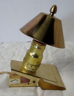 Clip on Headboard Brass Reading Lamp Retro Mid Century Modern Eames 