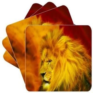 New Set of 4 Lion King Square Coasters