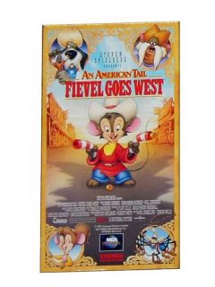 Spielberg An American Tail Fievel Goes West (VHS, 1992)