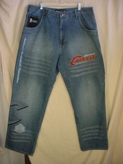 NBA Jeans Cleveland Cavaliers Awesome Design   size 38   meas. 39 x 