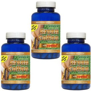 PURE GREEN COFFEE BEAN EXTRACT WITH SVETOL WEIGHT LOSS DIET