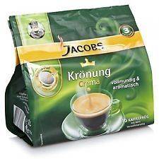 Jacobs Coffee Crema Pods 6 Packs 96 Pods   Senseo Coffee Makers from 