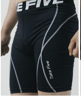   Base Under Layer Short Pants Cycling Fitness Running Wear Black