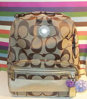 coach stripe backpack in Clothing, 