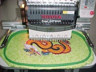 Toyota commercial embroidery machine ESP9000 with cap system 15 needle