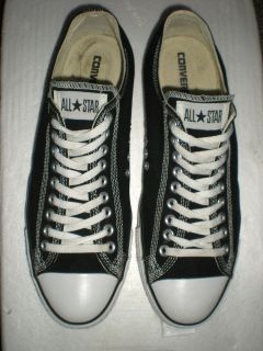 Converse All Star CT DOUBLE DETAILS low top black ox size 12 shoes 