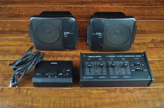 KAWAI / REALISTIC Small System w/ Speakers, Monitor Control & 4 