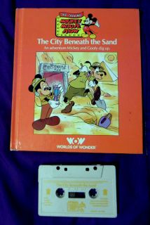 City Beneath the Sand Hardback Book & Tape, Talking Mickey Mouse 
