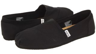 Bobs by Skeckers NEW Earth Day 37753 Black Canvas Flats Slip Ons 