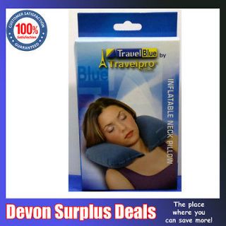Inflatable Travel Blue Neck Pillow, Neck Support/Rest Accessory By 