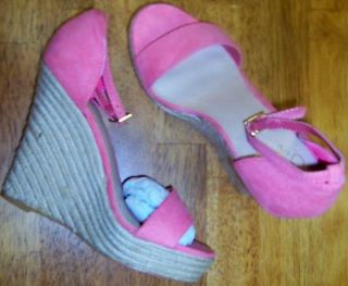 Womens Colin Stuart Platform Espadrille Wedge Sandals, size 6 B 