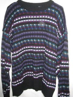 Vintage 80s Bill Cosby Retro Sweater Mens Size 2XL