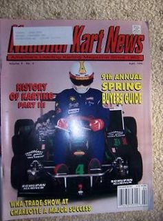 1995 Natl Kart News Go Karting Magazine 125 Shifter r