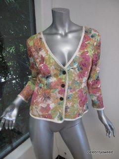 Rachel Comey Multi Color Floral Button Down Jacket M