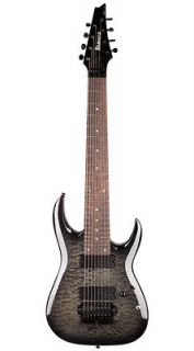 NEW IBANEZ RGA8QMTGB 8 String Electric Solid Body Guitar ( Transparent 