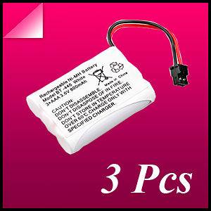 3x Home Cordless Phone Battery for Uniden BT 446 BT446 ER P512