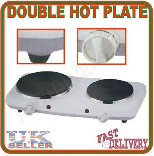 NEW 2500W ELECTRICAL TWIN DOUBLE PORTABLE HOT PLATE HOB HOTPLATE STOVE