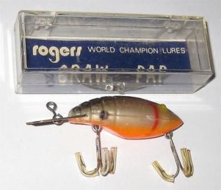 ROGERS CRAW PAP LURE IN THE BOX CRAWDAD