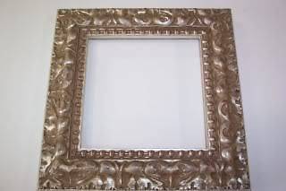 Wide High End Silver Victorian Ornate Picture Frame