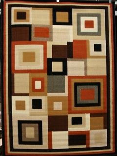 orange area rug in Area Rugs