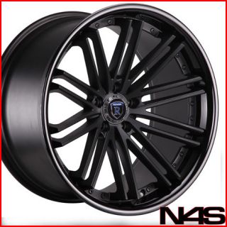 20 INFINITI G35 COUPE ROHANA RC20 BLACK DEEP CONCAVE STAGGERED WHEELS 