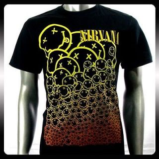 Nirvana Kurt Cobain American Rock Band Men T shirt Sz L