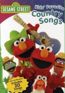 Sesame Street Kids Favorite Country Songs [DVD New]