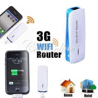 5in1 Mini 150Mbps 3G WIFI Mobile Wireless Router Hotspot + 1800mAh 