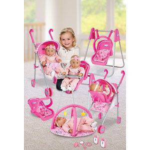   Doll ~TRAVEL SYSTEM~ High Chair~ Swing~ Stroller~ Gym~ Car Seat +MORE