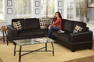 sectional sofa couch modular sectionals 3 pcs set in chocolate