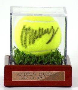 Tennis / Cricket Ball display case with Plaque & AstroT