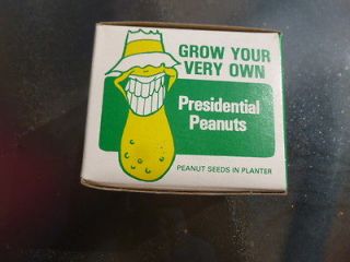 nice vintage Carter Starter peanut plant with box unusual presidential