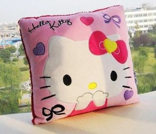Cute Hello kitty Pink Squre Pillow Soft Plush Cushion kt33