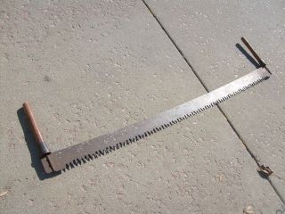 Vintage 2 Man 66 2 Handled Loggers Saw in Great Condition