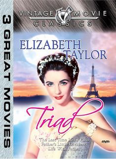 Elizabeth Taylor Triad DVD, 2004, 3 features
