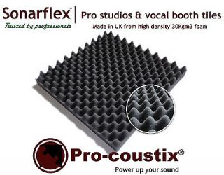 10x Pro coustix 12 Euro Pack professional acoustic sound treatment 