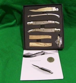 Beautiful pocket knife DIY knife kit with gift display case free 
