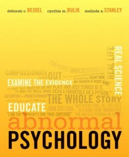 Abnormal Psychology by Cynthia M. Bulik, Melinda Stanley and Deborah C 