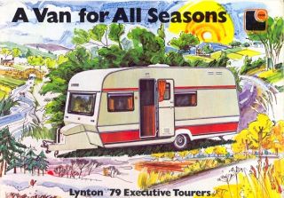 Lynton Executive Tourers caravans 1979 UK market sales brochure