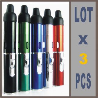 PCS Click N Vape Portable Herbal Vaporizer w/Wind Proof Jet Flame 