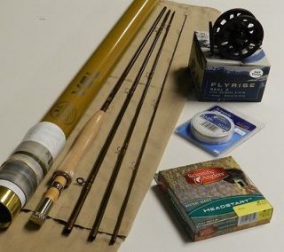   VSL 480 4 Fly Rod outfit with Ross Fly Reel and line 4 wt 4 pc 8 ft