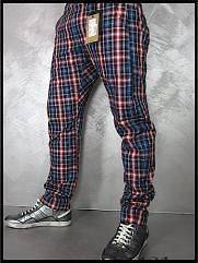 DSQUARED Trousers Pants Man Check Multicolor 100 % Cotton Exclusive 